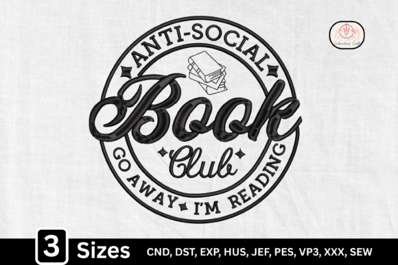 Anti-Social Book Club: A Fresh Embroidery Pick for Boutique Apparel