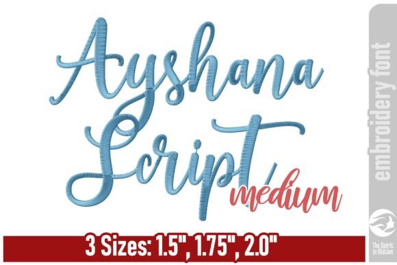 Ayshana Script Font – Medium: A Designer’s Seasonal Embroidery Review