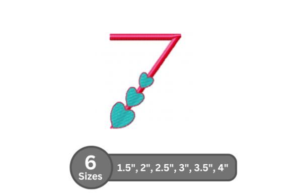 Candy Heart Number -7: A Sweet Addition for Etsy Sellers