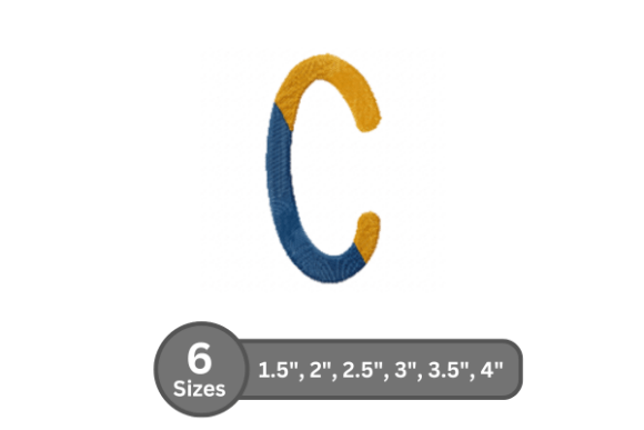 Chalk Split Alphabet - C: A Seasonal Embroidery Designer’s Review