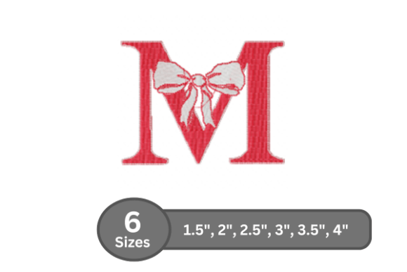 Cherry Knot Alphabet - M: A Stylish Stitch for Craft Fair Success