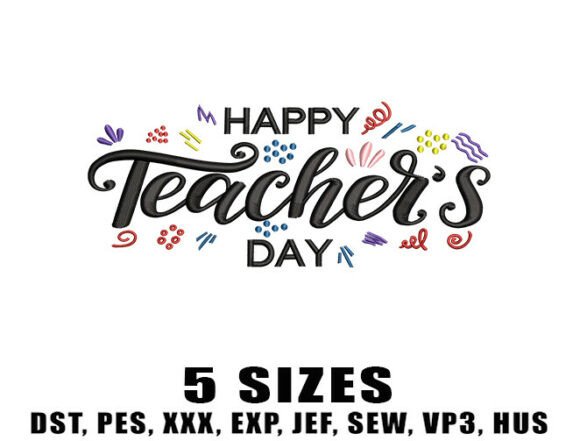 Happy Teacher’s Day: A Seasonal Embroidery Gem